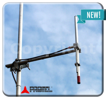 Antena Dipolo Omnidireccional 108-150MHz - Protel Antena Kit